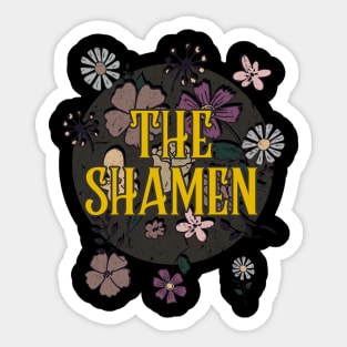 Aesthetic Shamen Proud Name Flowers Retro Styles Sticker